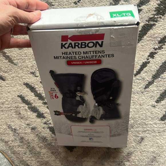 Karbon Unisex Leather Ski Mitts - (multiple sizes available) - Picture 9 of 9